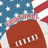 American Footbal Illustration