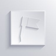 Vector light square icon Eps 10 N8