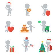 Flat people - holidays