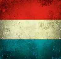 Grunge flag of Luxembourg