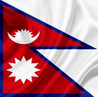 Nepal waving flag N5