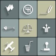 Universal Vector Flat Icons N5