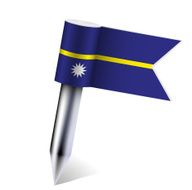 Vector NARI flag isolated on white Eps10