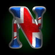 Vector Great Britain metal figure n