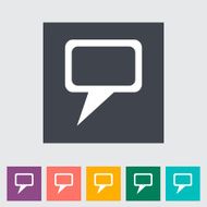 Map pointer single flat icon N8