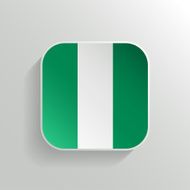Vector Button - Nigeria Flag Icon