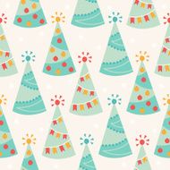 Seamless pattern with Christmas trees N15