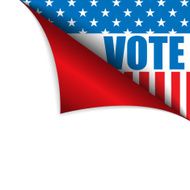 Vote United States of America Page Corner N2