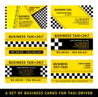 Business card taxi - tenth set