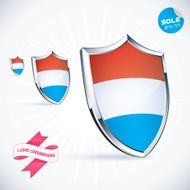 I Love Luxembourg Flag Illustration