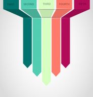 Set of color stickers N6