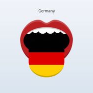 Germany language Abstract human tongue N2