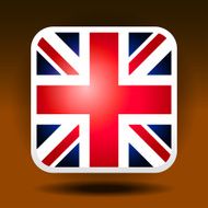 England flag ios icon style