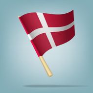 Denmark flag vector illustration N3