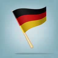 Germany flag vector illustration N3