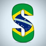 Brazil Alphabet Letters N18