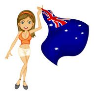Patriotic woman N5