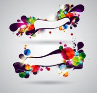 Colorful banners
