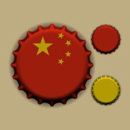 Bottle cap with a country sign China
