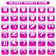 Glossy Sports Button