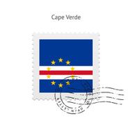 Cape Verde Flag Postage Stamp