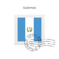 Guatemala Flag Postage Stamp