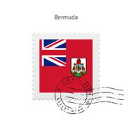Bermuda Flag Postage Stamp