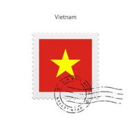 Vietnam Flag Postage Stamp N2