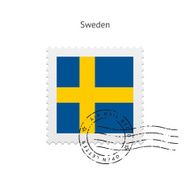Sweden Flag Postage Stamp