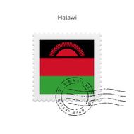Malawi Flag Postage Stamp
