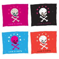 Funny Skull Pirate Flag