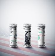 Dollars in roll