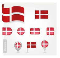 Denmark Flag Icon N8