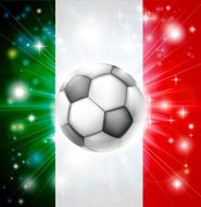 Italy soccer flag