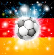 German soccer flag