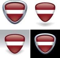 Latvian Flag Crest