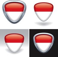 Indonesian Flag Crest