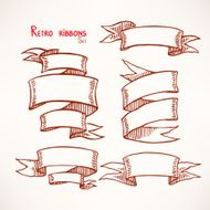 sketch ribbon banners - 2 N2