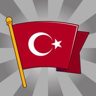 Flag of Turkey N34