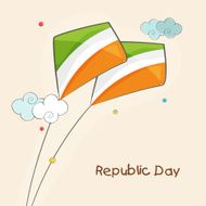 Indian Republic Day celebration greeting card