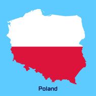 vector map of Poland
