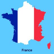 vector map of France