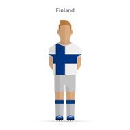 Finland football player Soccer uniform