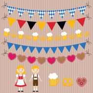 Oktoberfect vector set