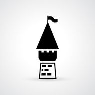 castle icon vector N2
