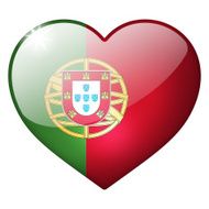 portugal heart button