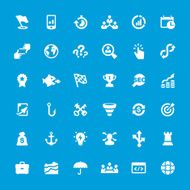 Corporate Business vector icons set N2