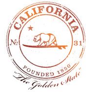 California Surf Stamp