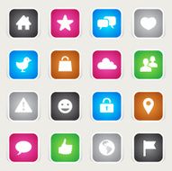 Multicolor Icons - Social Network N2