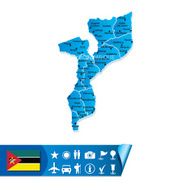 Mozambique map